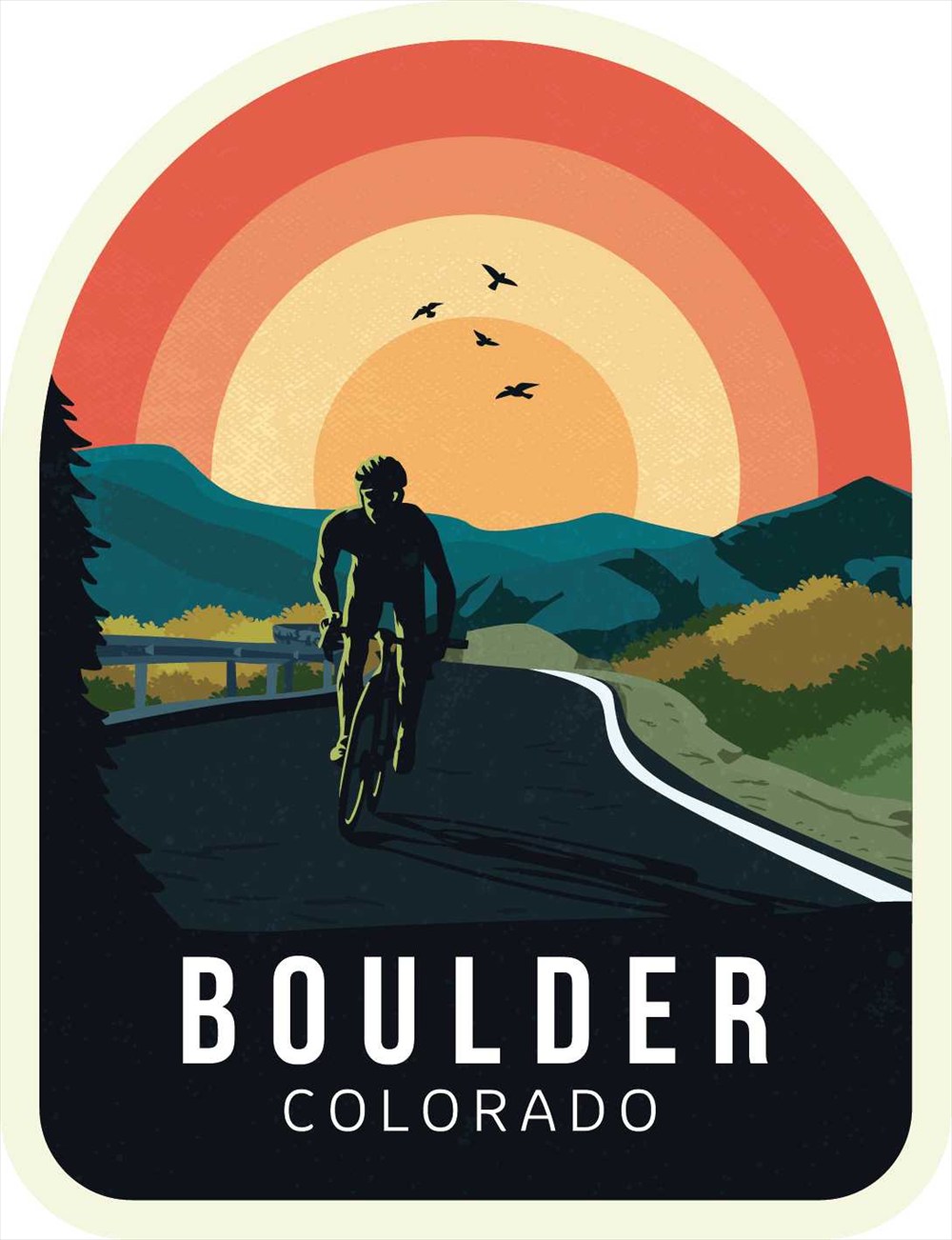 Sticker Pack ボルダーサイクリング L