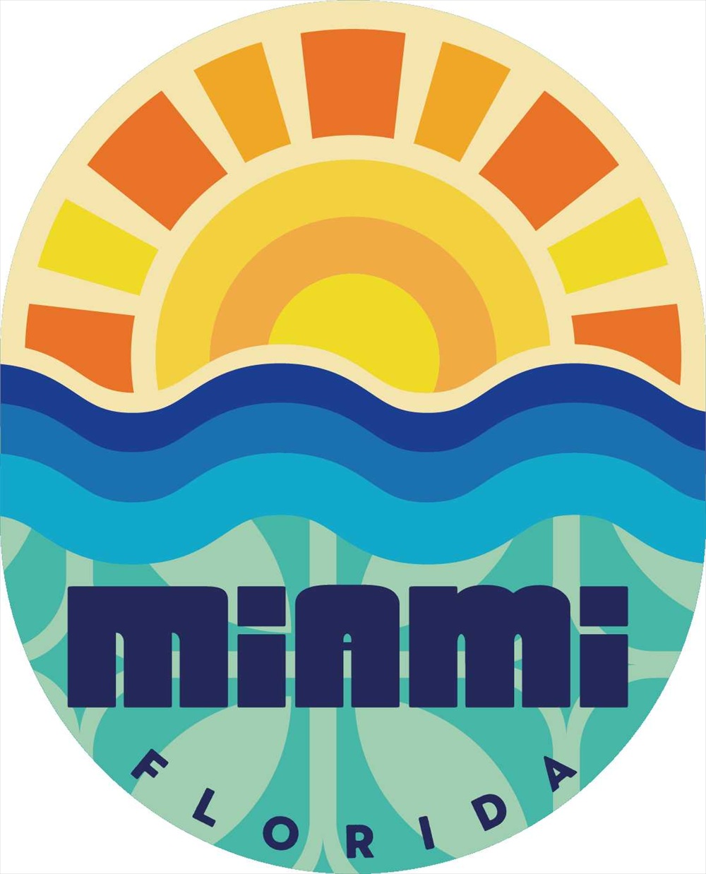 Sticker Pack マイアミビーチアート