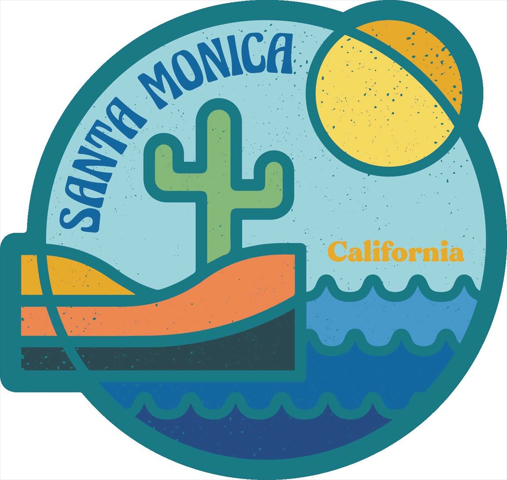 Sticker Pack サンタモニカビーチ L