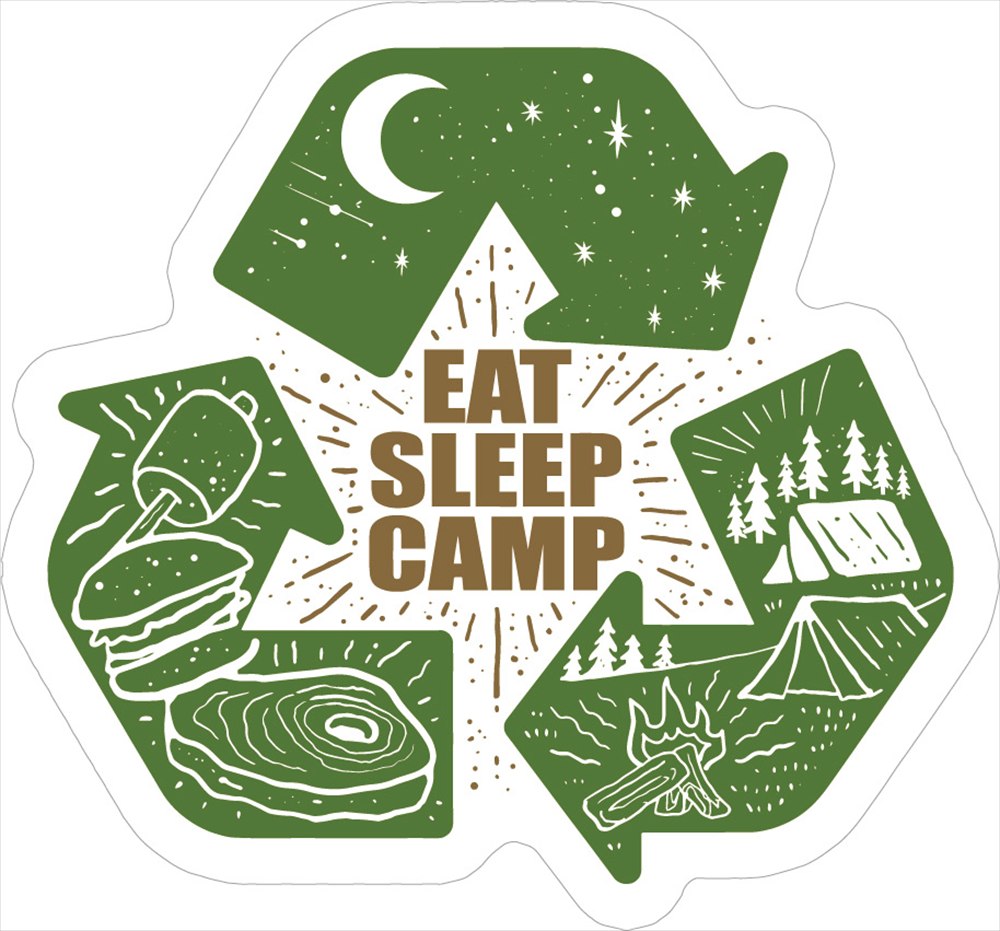 Sticker Pack イートスリープキャンプ S