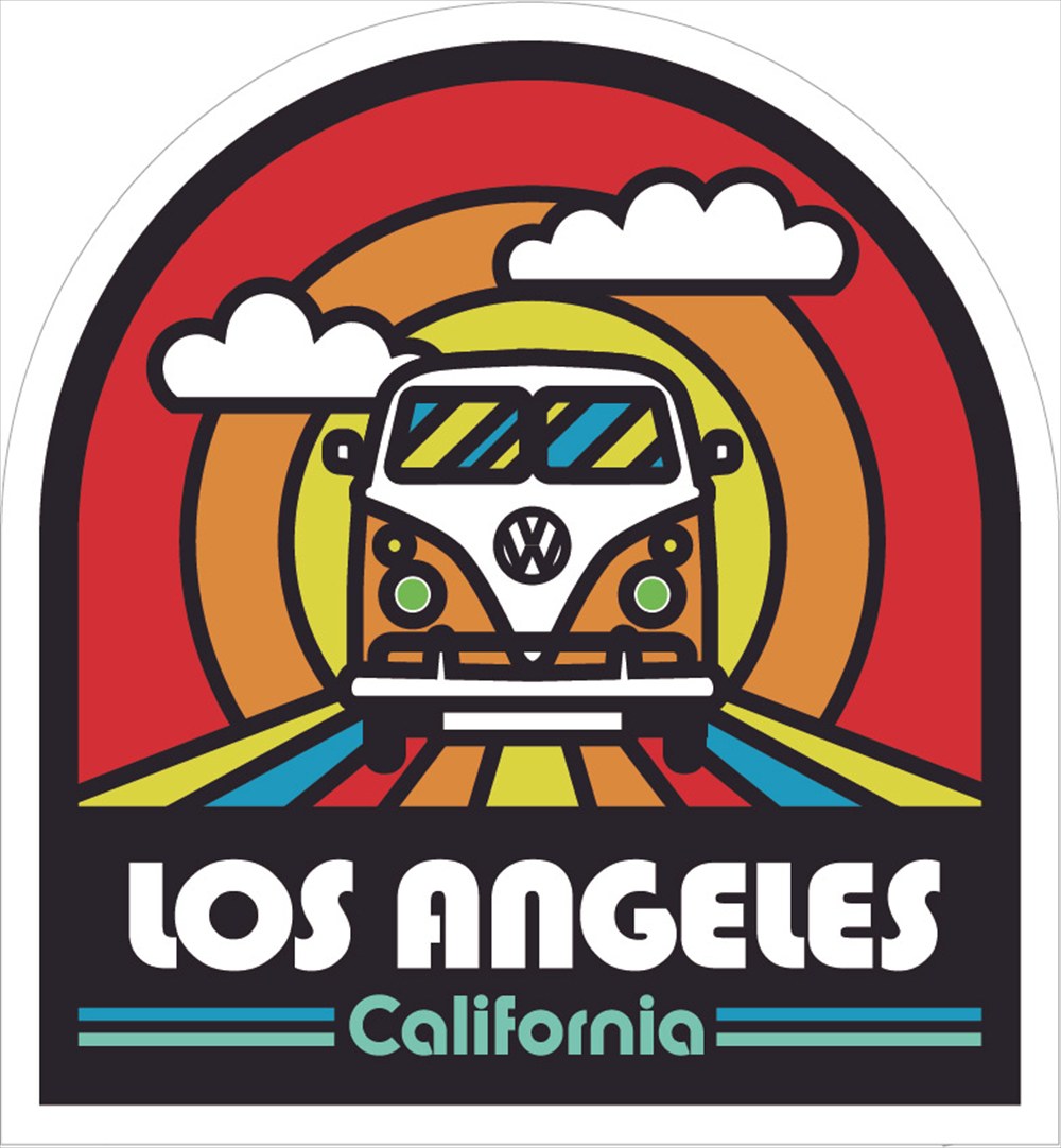Sticker Pack ロサンゼルスバスライド S
