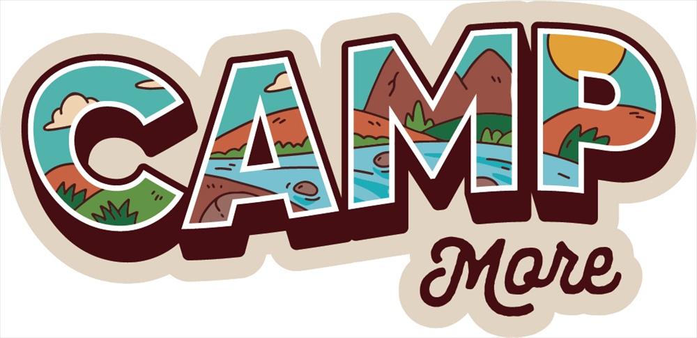Sticker Pack キャンプモアーロゴ S