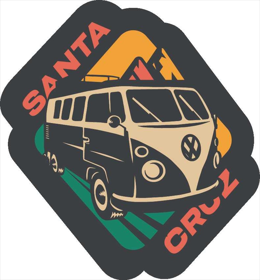 Sticker Pack サンタクルーズVWバン S