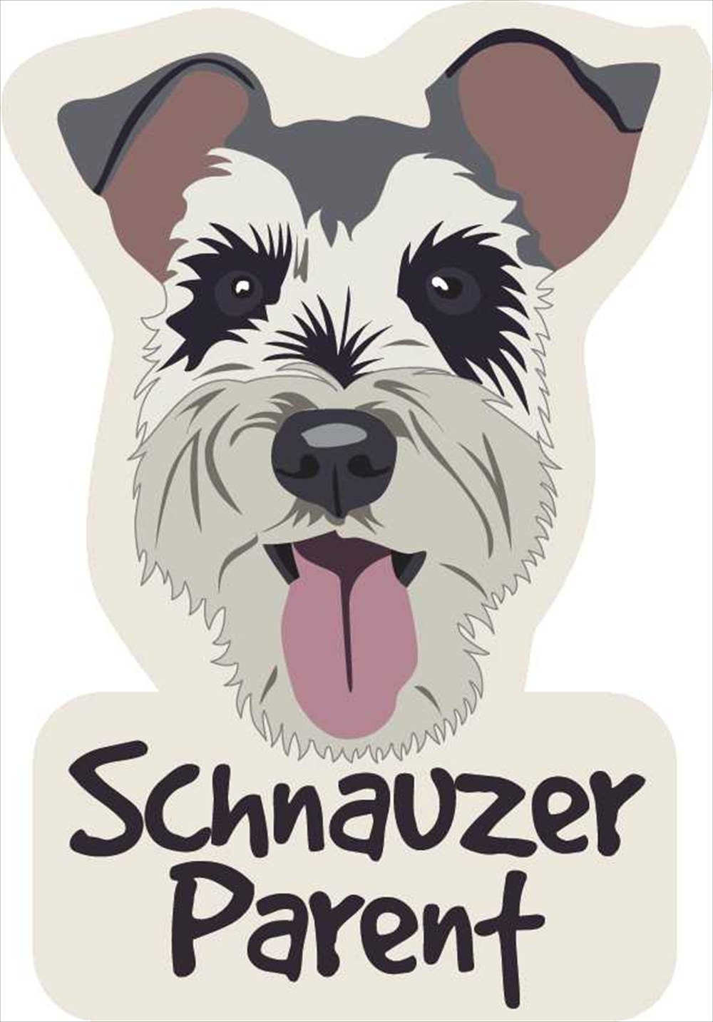 Sticker Pack シュナウザーペアレント S