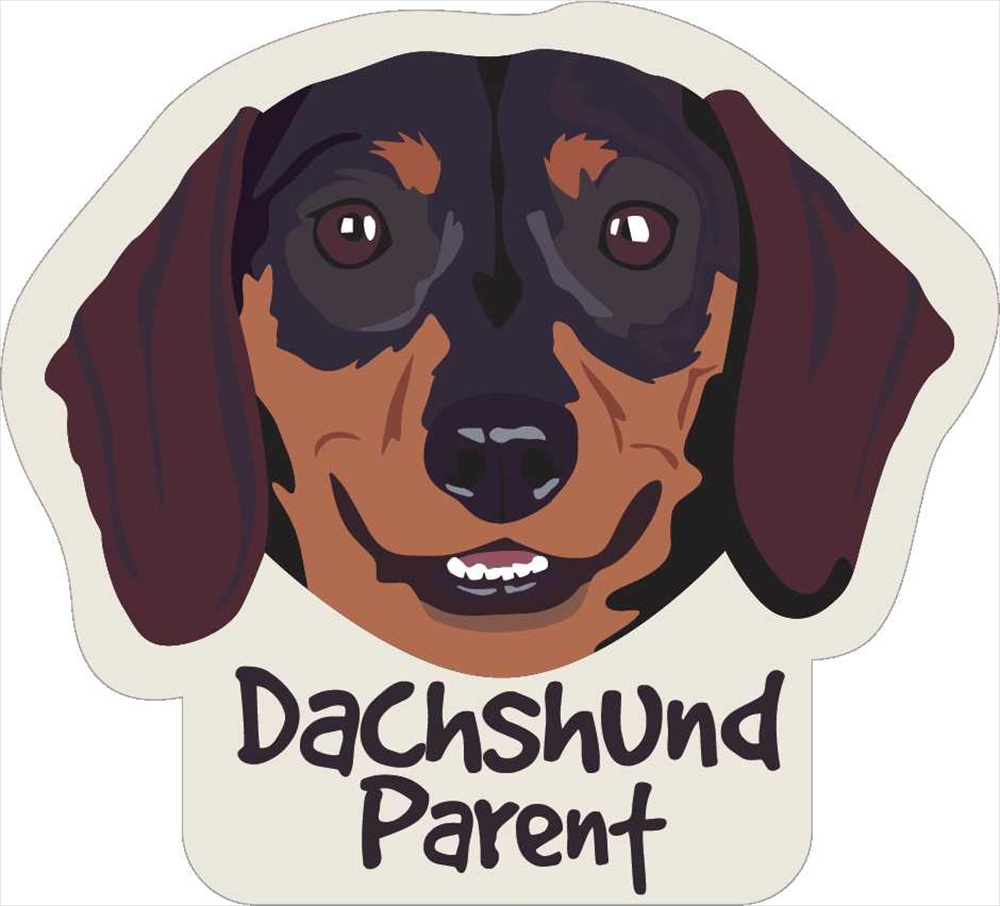 Sticker Pack ダックスフンドペアレント S