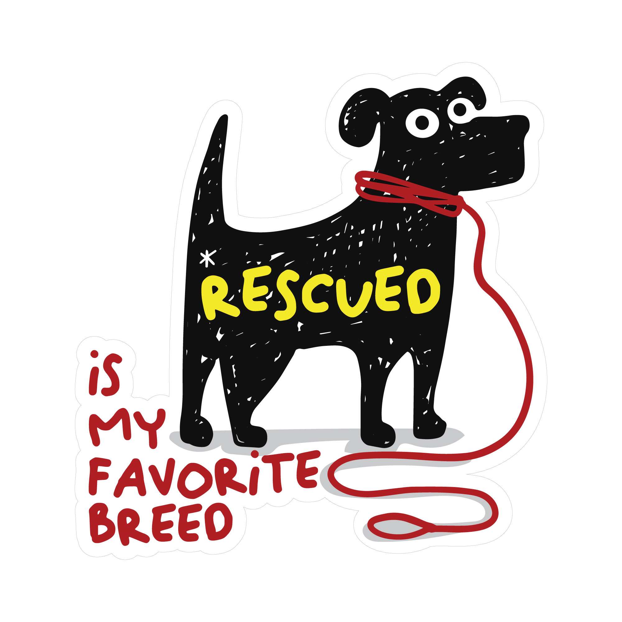 Sticker Pack レスキュードイズフェヴァリットドッグ S