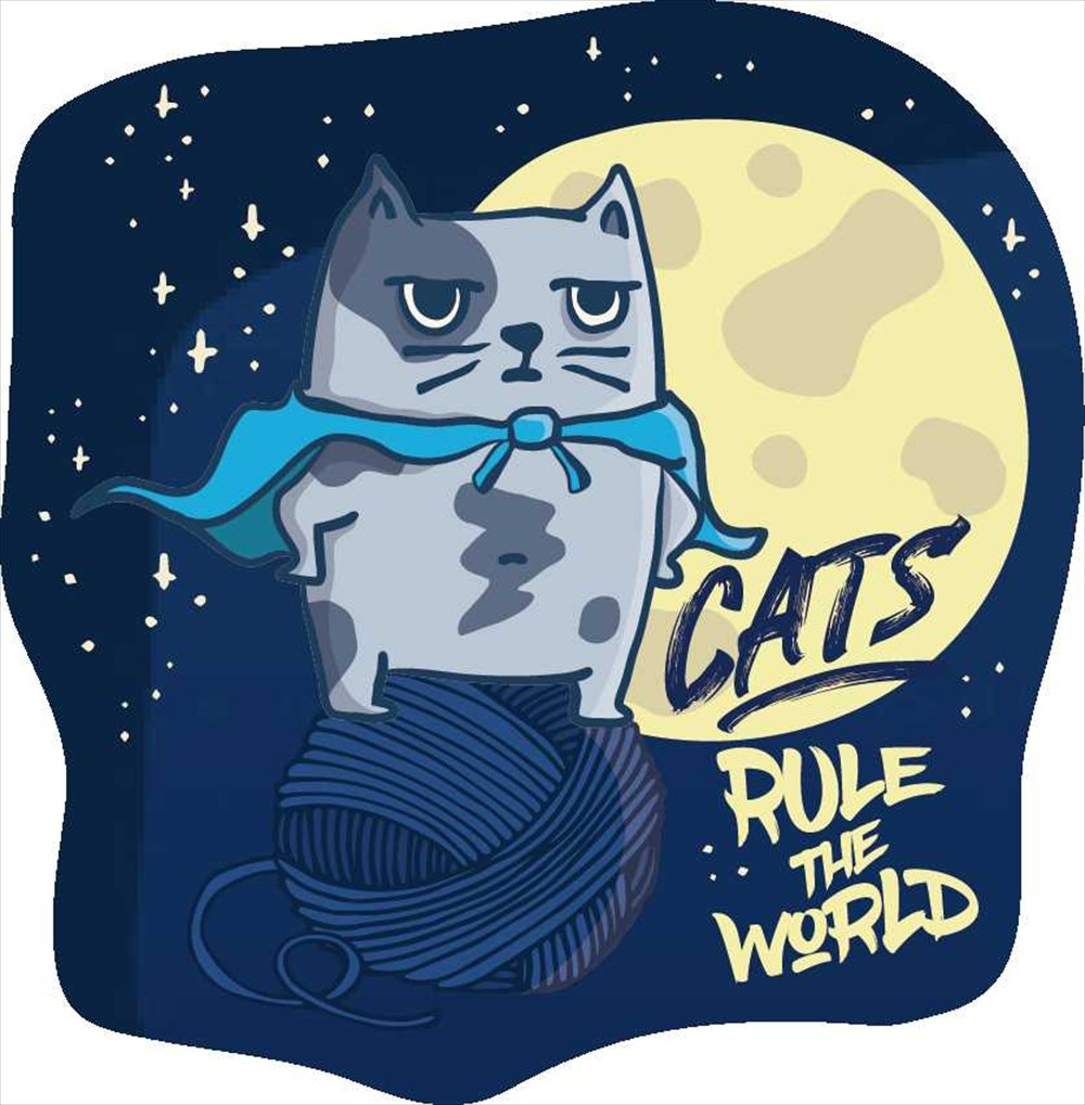 Sticker Pack キャッツルールザワールド S