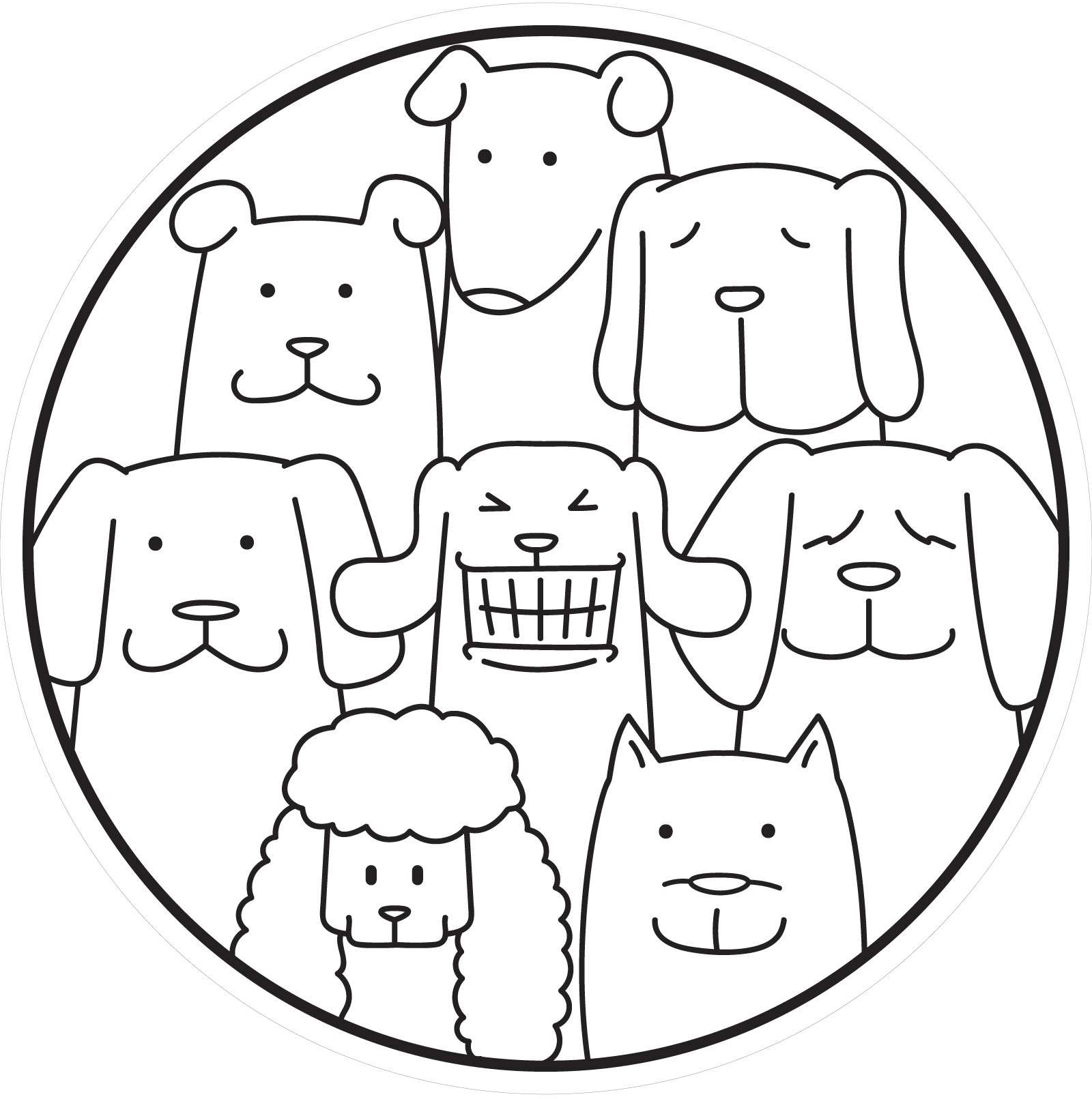 Sticker Pack ドッグファミリー S