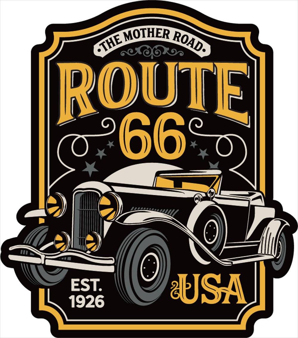 Sticker Pack ルート66 クラシックハニー S