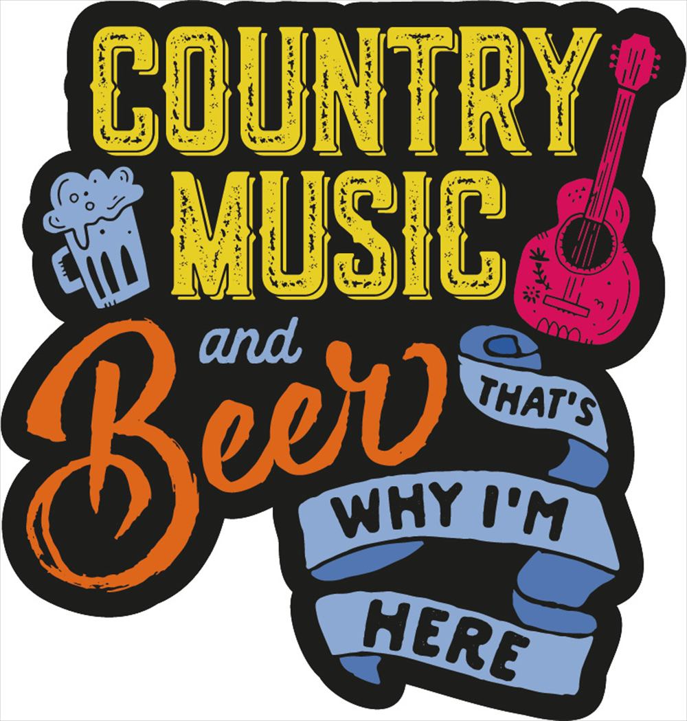 Sticker Pack カントリーミュージック&ビアー S
