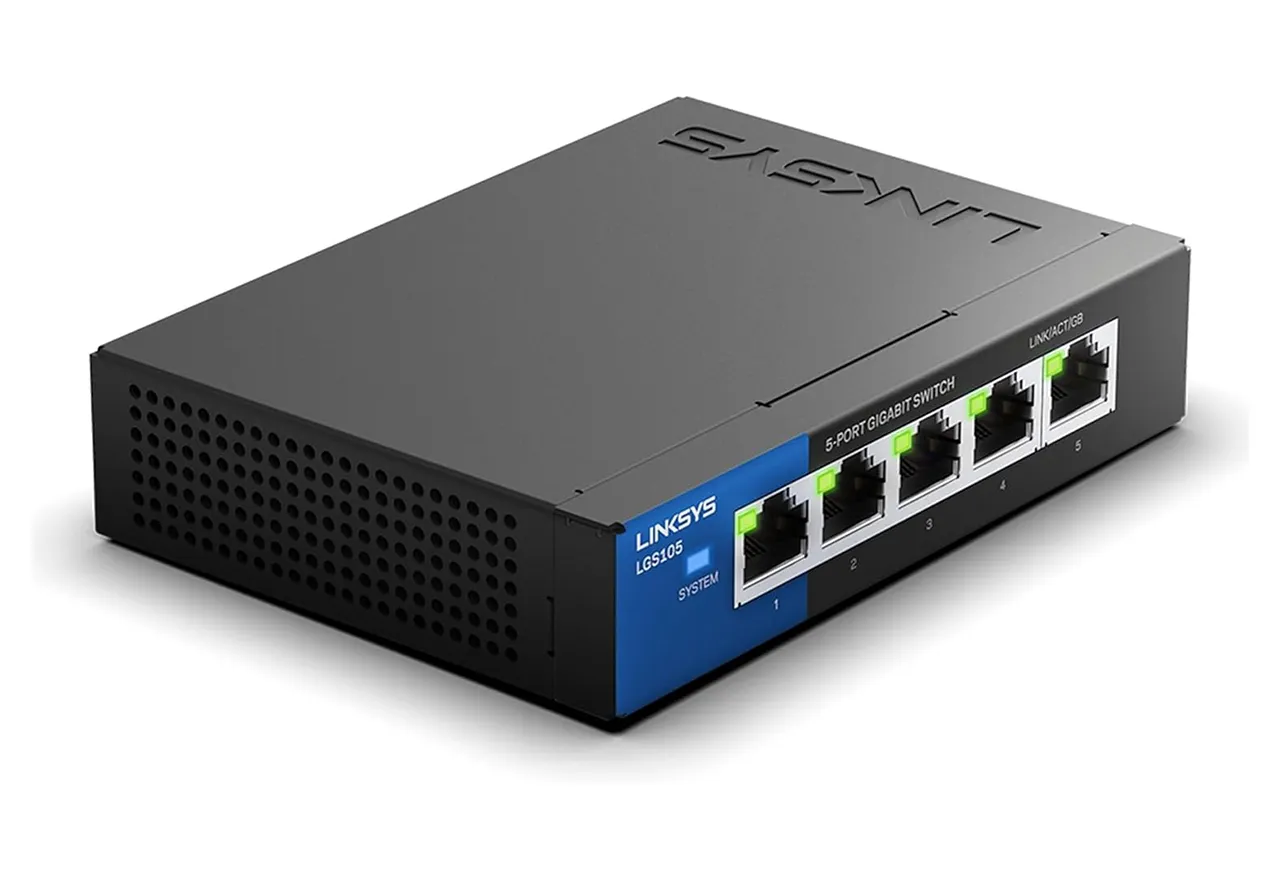 LINKSYS 5-PORT GIGABIT UNMANAGED SWITCH