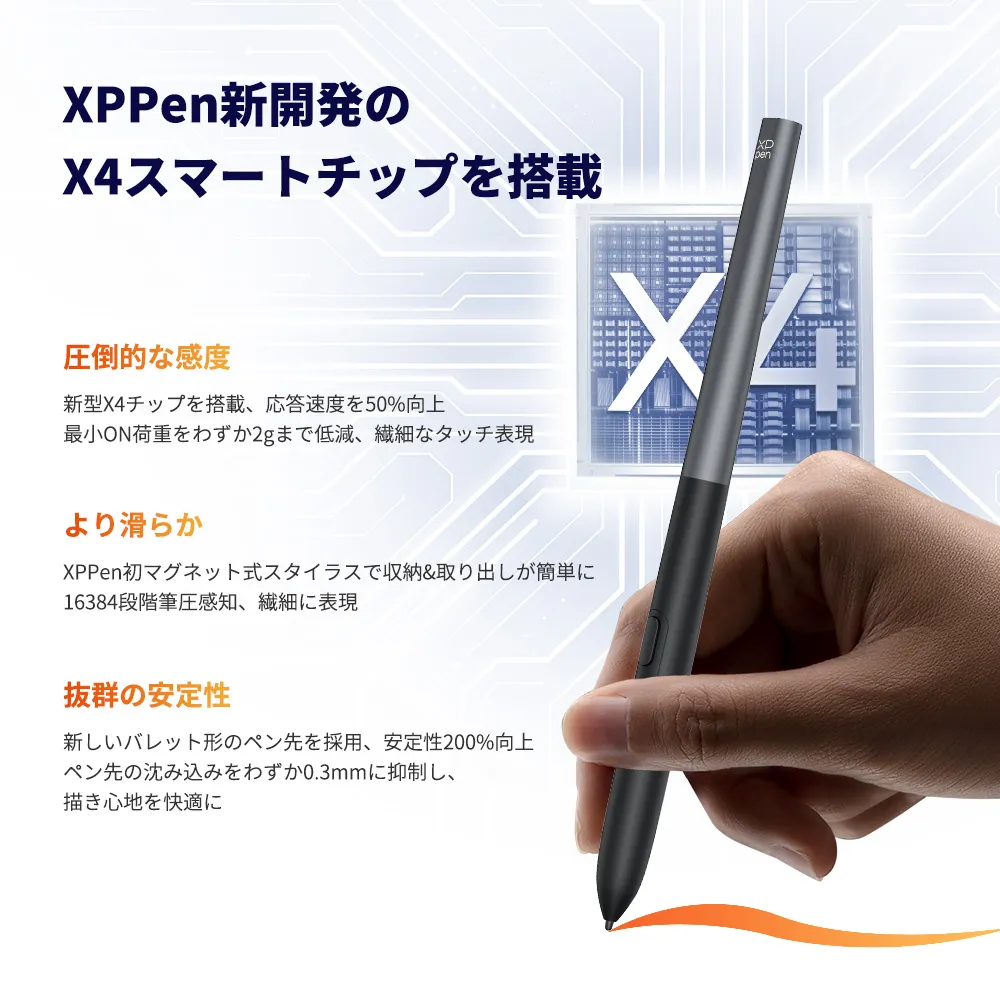 X4スマートチップを搭載
