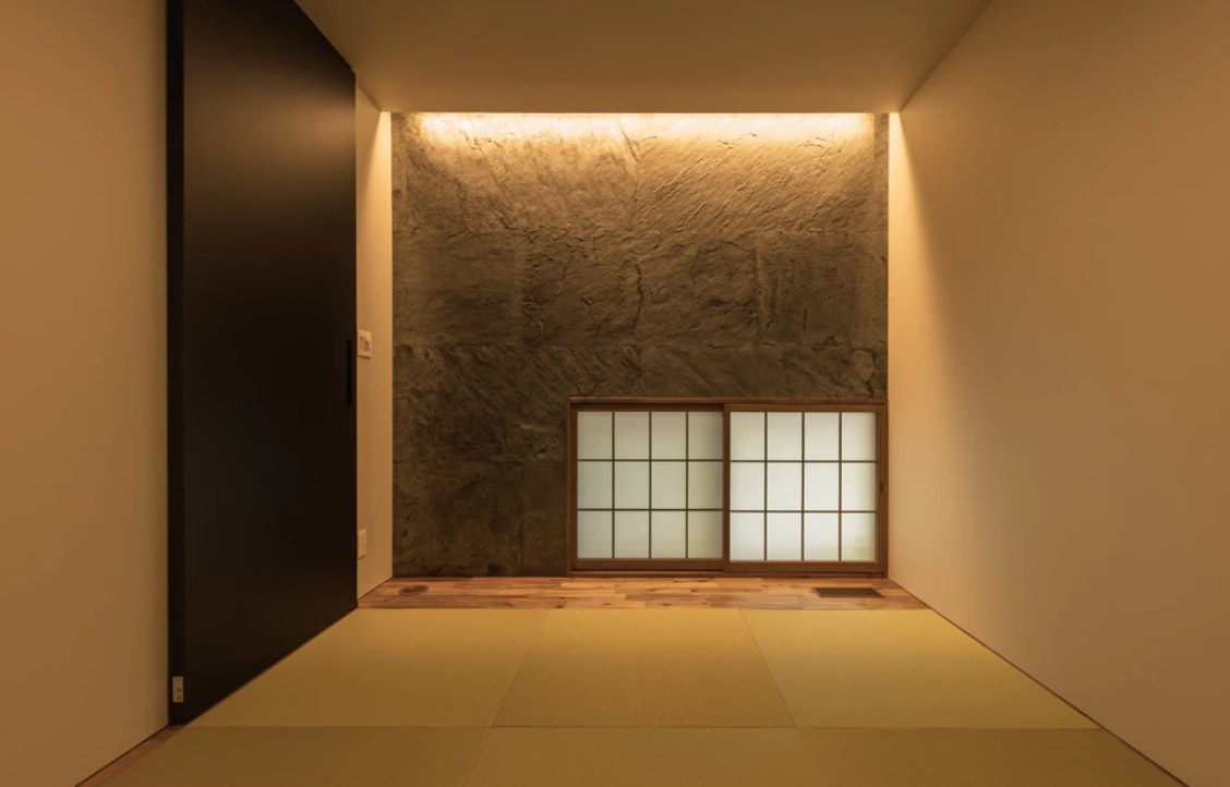 巾木レスを採用した落ち着いた和室