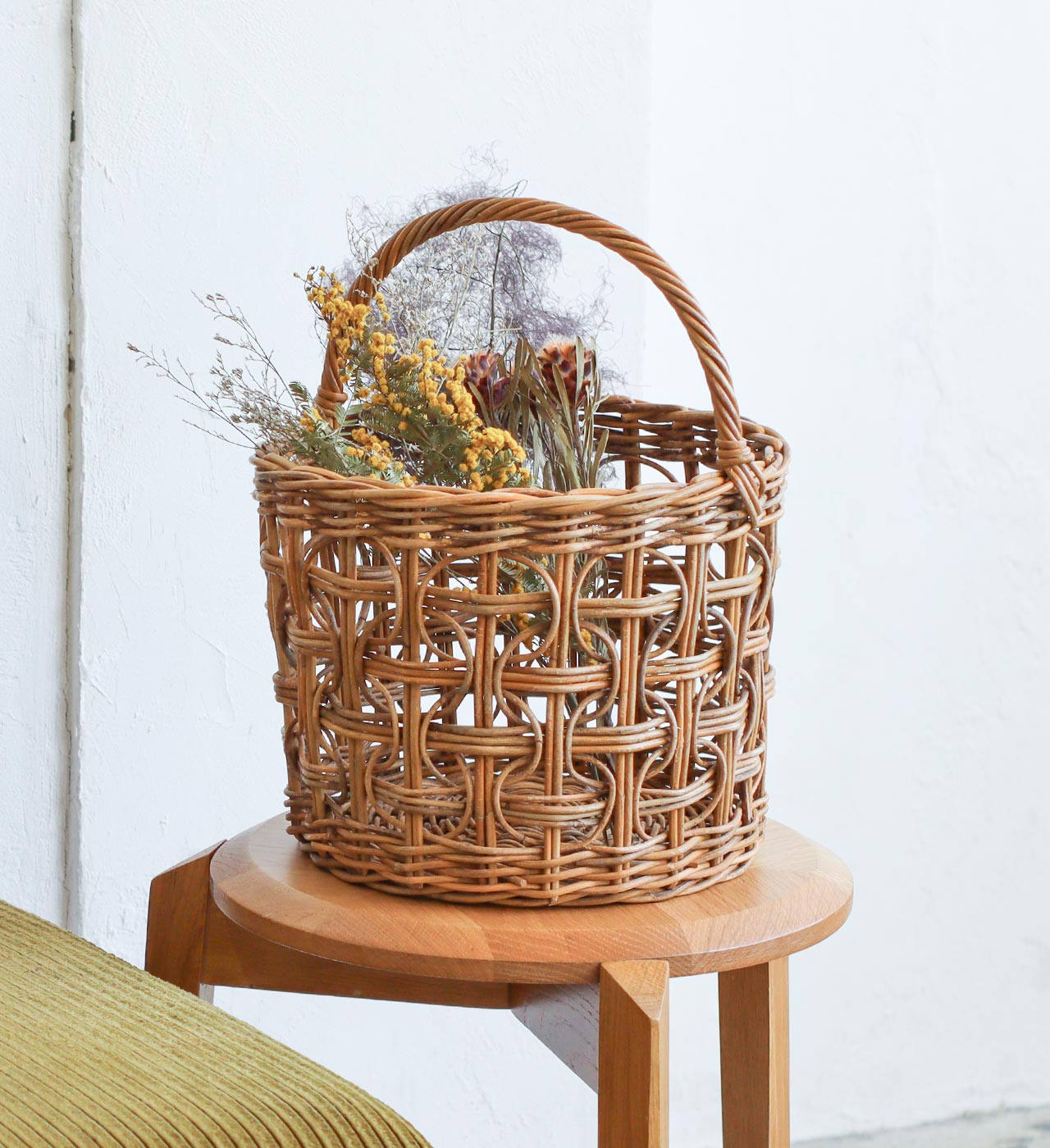 ループ編みラウンドバスケット THE AROROG / アラログ