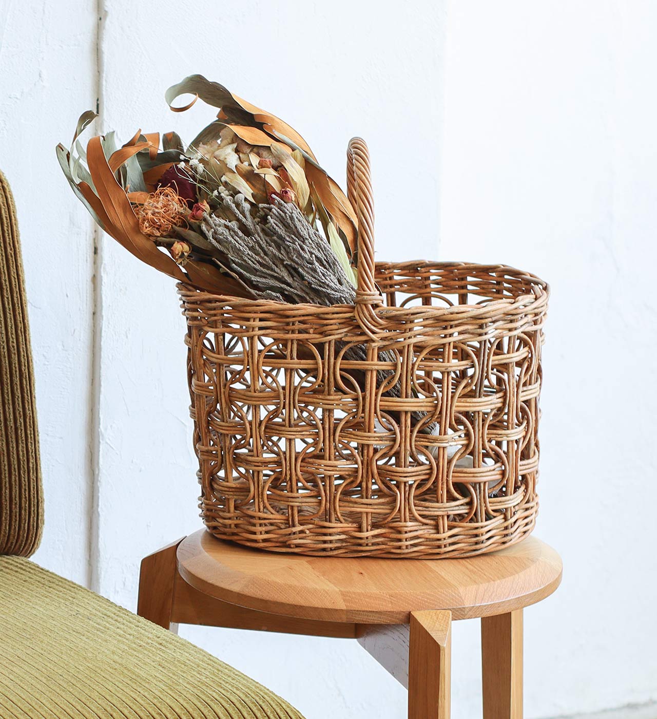 ループ編みオーバルバスケット THE AROROG / アラログ