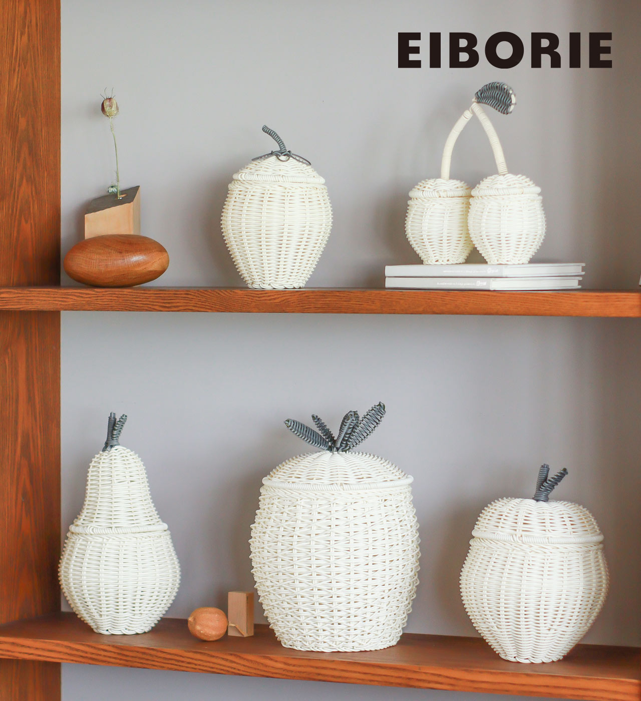 フルーツシェイプバスケット (5タイプ) EIBORIE / エイボリー