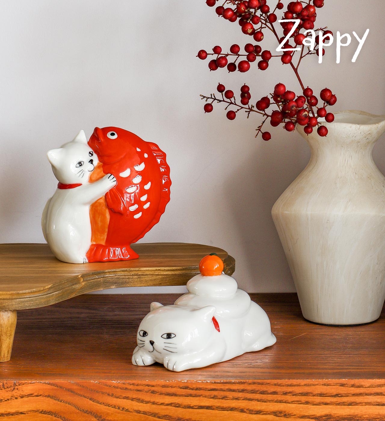 めで鯛ねこ・鏡餅ねこ Zappy / ザッピー