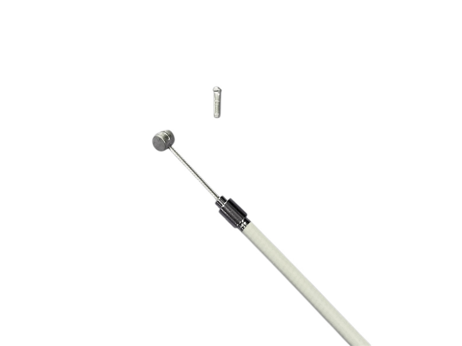 いきなり自転車用　フロントブレーキワイヤー　ホワイト