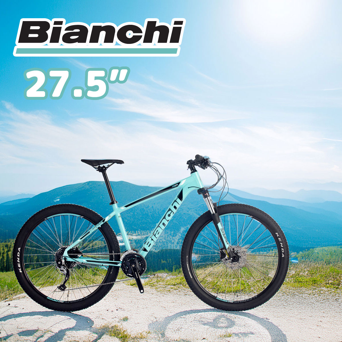 27.5インチ ビアンキ マウンテンバイク  BIANCHI MAGMA 7.2 CK16 チェレステ 38cm ALTUS ALIVIO