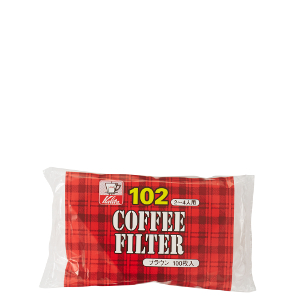 カリタ　コーヒーフィルター　NK102　2～4人用　100枚入り　ブラウン
