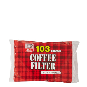 カリタ　コーヒーフィルター　NK103　4～7人用　100枚入り　ホワイト