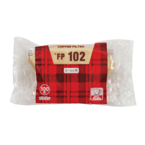 カリタ　コーヒーフィルター　FP102　2～4人用　100枚入り　ブラウン