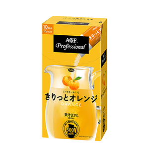 AGF　きりっとオレンジ500ml用　(19g✕10本入り)