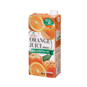 ゴールドパック　オレンジジュース100％　1L