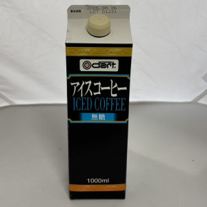 ダート　リキッドアイスコーヒー(無糖)　1000ml