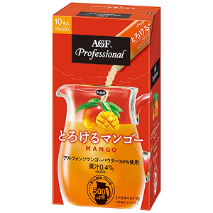 AGF　とろけるマンゴー500ml用　（18.8ｇ×10本）