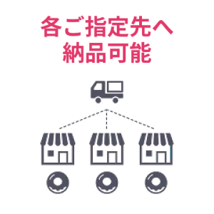 Dearlyからエンドユーザーへ直送可能