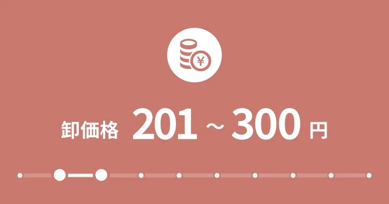 201～300円