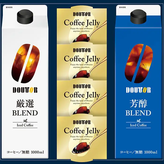 【夏限定】ドトールコーヒー（DOUTOR COFFEE）　アイスコーヒー＆ゼリー詰合せ