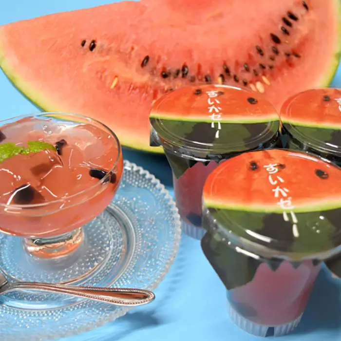 【夏限定】つるや製菓　すいかゼリー　8個入り
