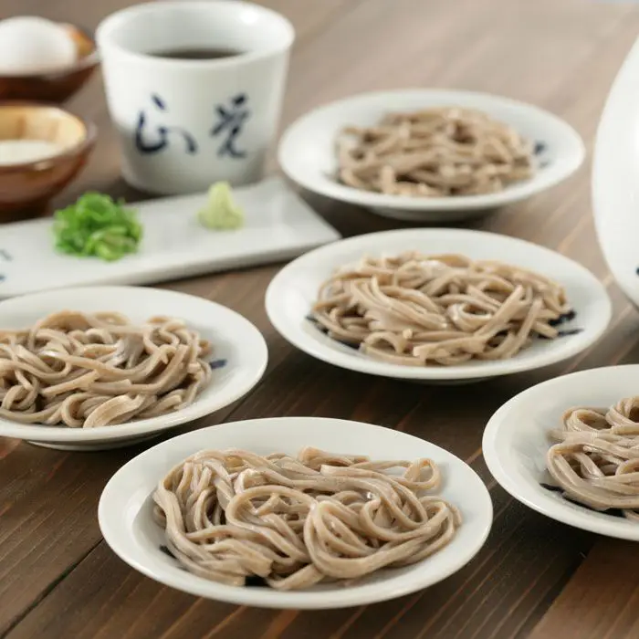 【夏限定】田中屋　石臼挽き出石そば　半なま