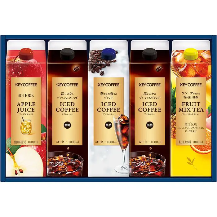 【夏限定】キーコーヒー（KEY COFFEE）　アイスコーヒー＆ジュースドリンクギフト