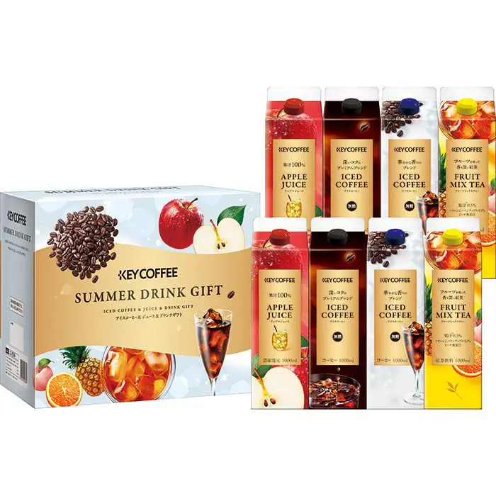【夏限定】キーコーヒー（KEY COFFEE）　アイスコーヒー＆ジュースドリンクギフト