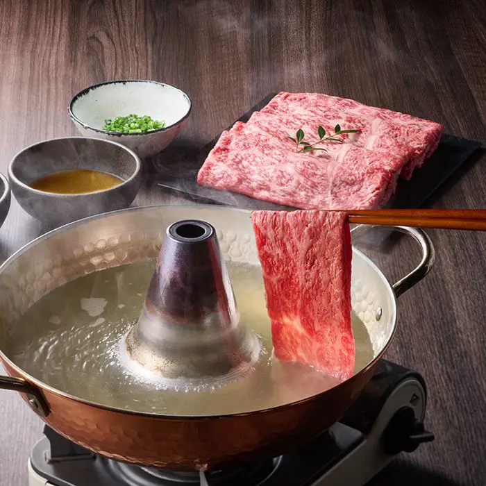 【夏限定】＜雅楽＞黒毛和牛しゃぶしゃぶ用