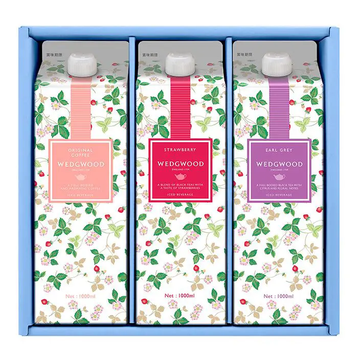 【夏限定】ウェッジウッド（WEDGWOOD）　アイスティー・アイスコーヒーセット　3本