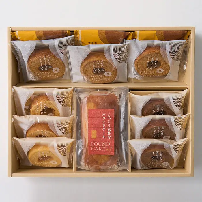 【夏限定】しっとり素朴なパウンドケーキとふんわりバーム詰合せ　13個