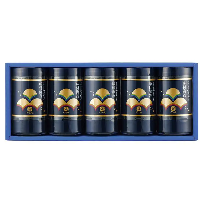 やま磯　初摘み味付のりセット　５本詰