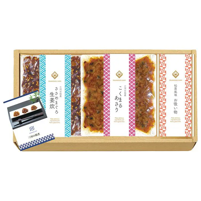 三河の佃煮＆永谷園　松茸風味お吸い物セット