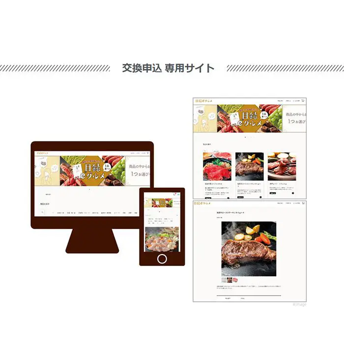 目録eグルメ　肉の幸【5,000円コース】　カタログギフト