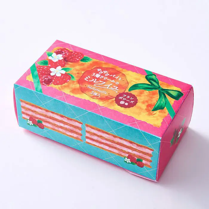 【クリスマス限定】サクサクパイと３層クリームのミルフイユ　フランボワーズ【販売開始：2025/9/30(火)AM10:00～】