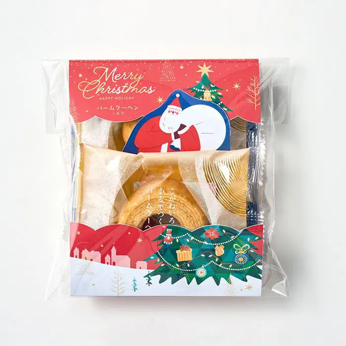 【クリスマス限定】サンタが飛び出す！　バームクーヘン　ミルク【販売開始：2025/9/30(火)AM10:00～】