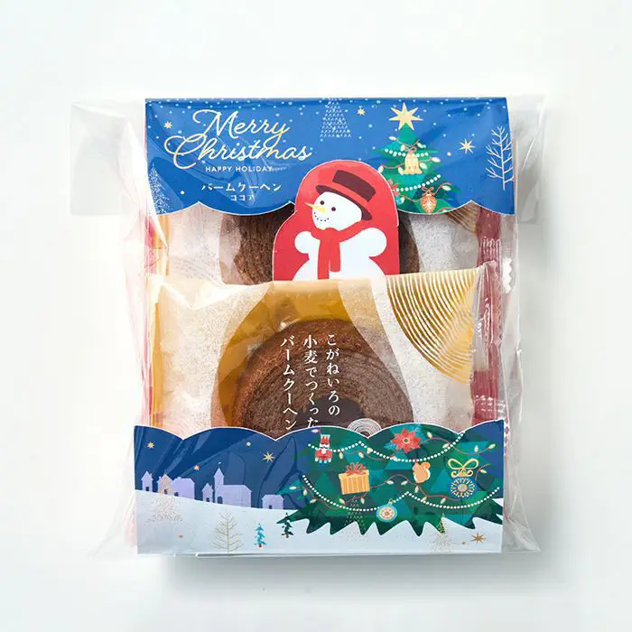 【クリスマス限定】雪だるまが飛び出す！　バームクーヘン　ココア【販売開始：2025/9/30(火)AM10:00～】