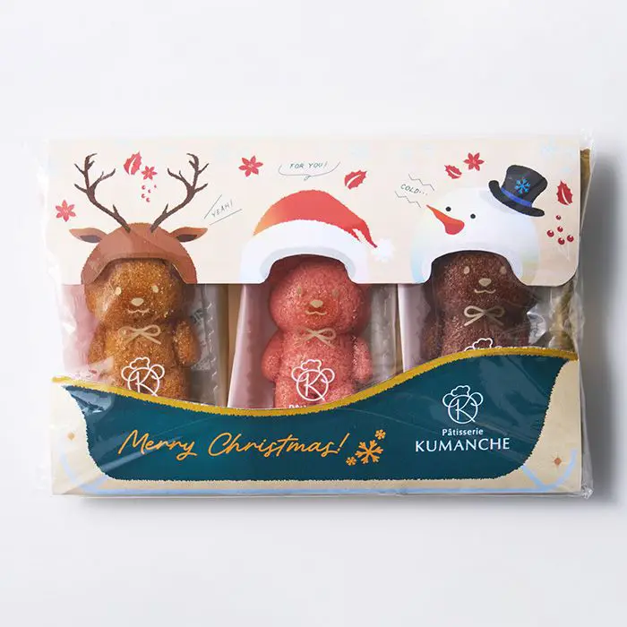 【クリスマス限定】パティスリークマンシェ　マリアージュフィナンシェ　3個（クリスマス）