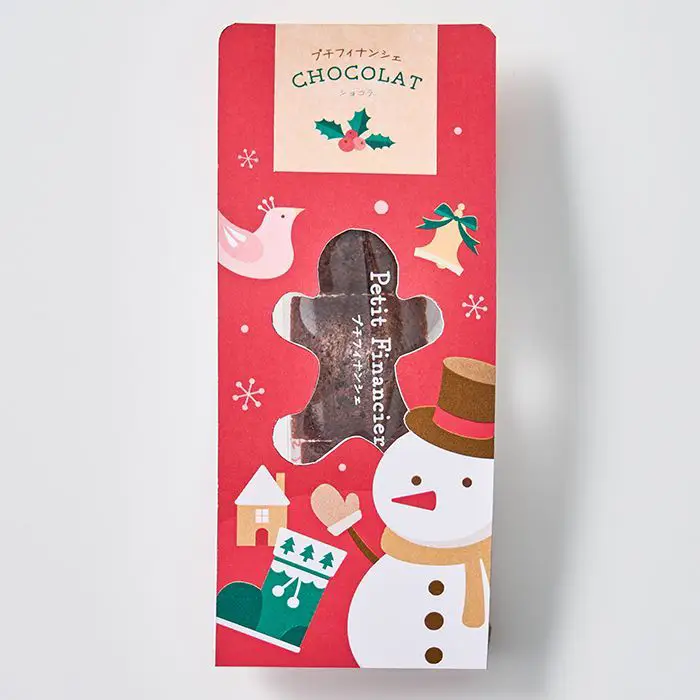 【クリスマス限定】プチフィナンシェ　ショコラ（スノーマン）