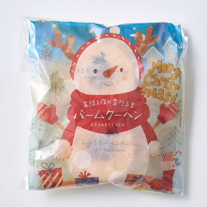 【クリスマス限定】星降る夜の雪だるま　バウムクーヘン