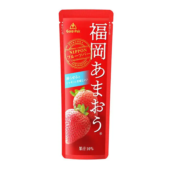 【夏季限定】ゴールドパック　果実系パウチ　福岡あまおう
